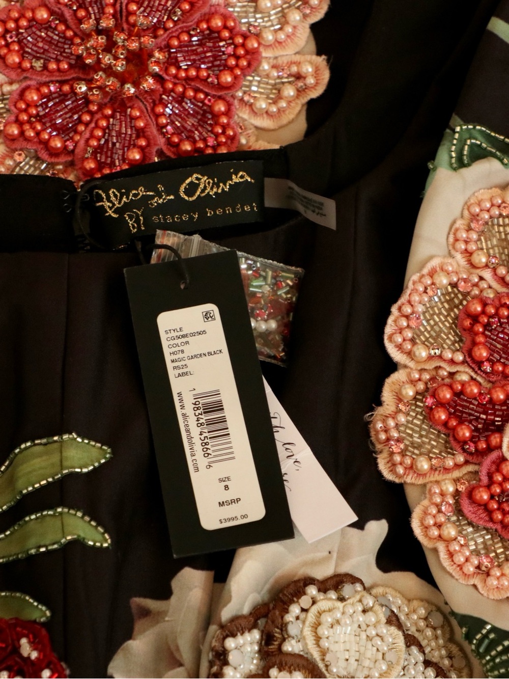 ALICE + OLIVIA MAXINE EMBELLISHED GOWN - Picture 13 of 17